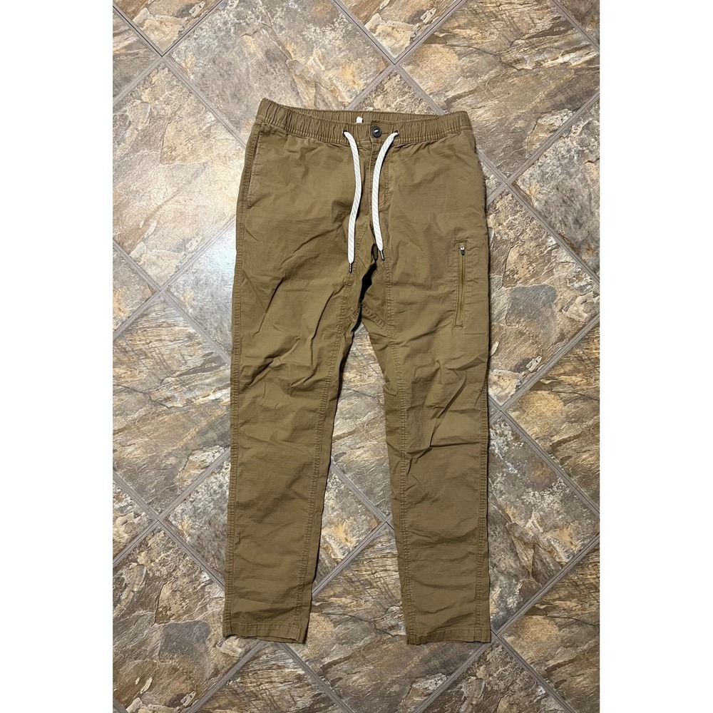 Vuori Ripstop Climber Pants Mens Medium Khaki Brown Tapered Joggers